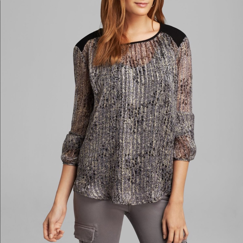 Ella Moss Silk Woven Top